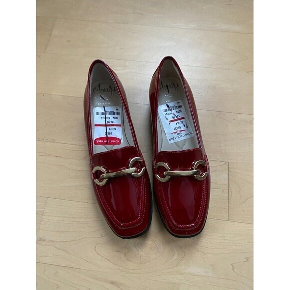 AMALFI By Rangoni New Women's "Gero" Cherry Patent Loafer - Picture 2 of 6